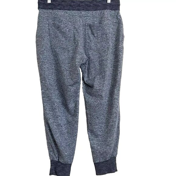 Athleta Flux Soft Stretch Jogger Pants Size Medium Petite Heather Gray Comfy - Picture 3 of 12